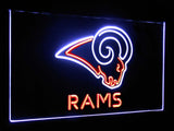 Los Angeles Rams Dual Color Led Sign - Normal Size (12x8.5in) - TheLedHeroes