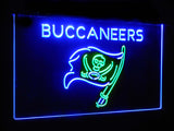 Tampa Bay Buccaneers Dual Color Led Sign - Normal Size (12x8.5in) - TheLedHeroes