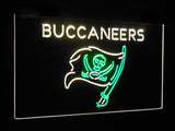 Tampa Bay Buccaneers Dual Color Led Sign - Normal Size (12x8.5in) - TheLedHeroes