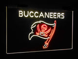 Tampa Bay Buccaneers Dual Color Led Sign - Normal Size (12x8.5in) - TheLedHeroes