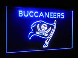 Tampa Bay Buccaneers Dual Color Led Sign - Normal Size (12x8.5in) - TheLedHeroes