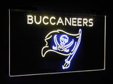 Tampa Bay Buccaneers Dual Color Led Sign - Normal Size (12x8.5in) - TheLedHeroes