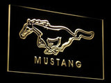 FREE Ford Mustang LED Sign - Yellow - TheLedHeroes