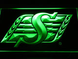 FREE Saskatchewan Roughriders LED Sign - Green - TheLedHeroes