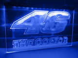 FREE Valentino Rossi The Doctor 46 LED Sign - Blue - TheLedHeroes