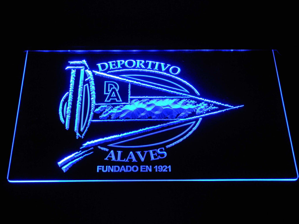 Deportivo Alavés LED Sign - Blue - TheLedHeroes