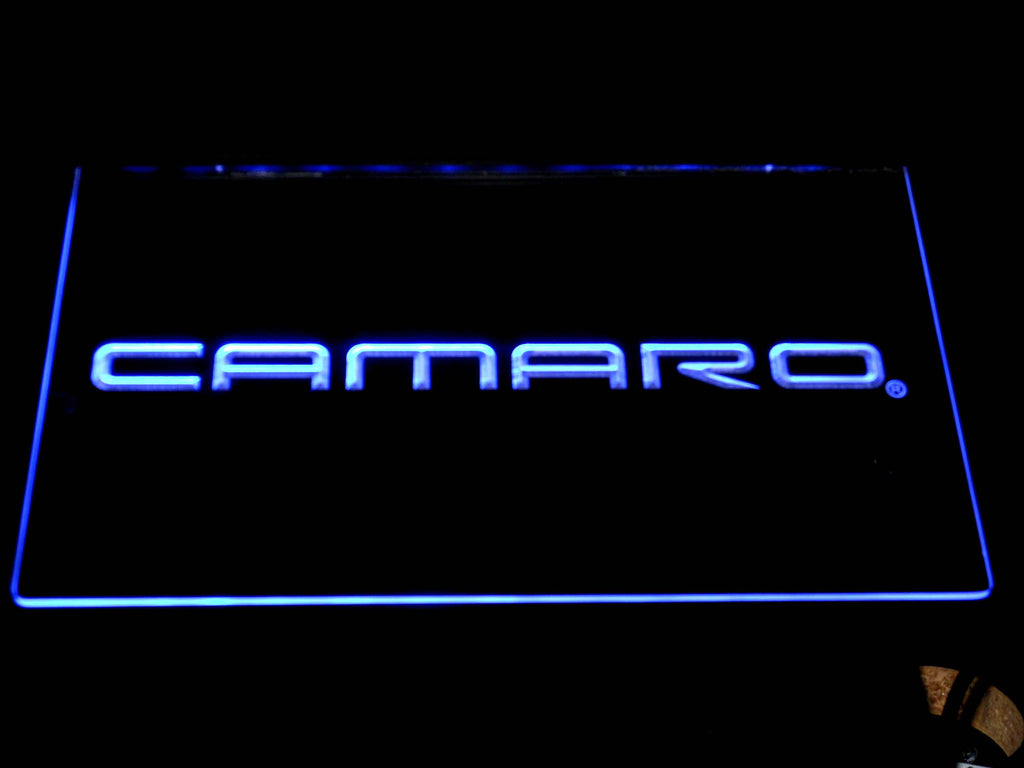 Chevrolet Camaro LED Sign - Blue - TheLedHeroes
