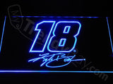 Kyle Busch LED Neon Sign USB - Blue - TheLedHeroes