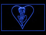 Betty Boop 2 LED Neon Sign USB - Blue - TheLedHeroes