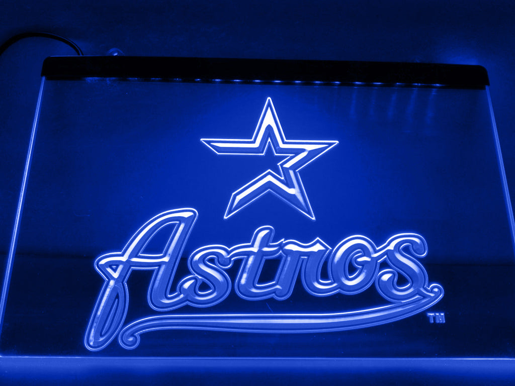 FREE Houston Astros (2) LED Sign - Blue - TheLedHeroes