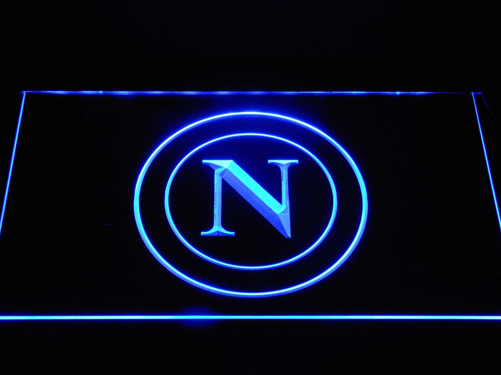 S.S.C. Napoli LED Neon Sign Electrical - Blue - TheLedHeroes