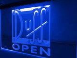 Duff Open LED Neon Sign Electrical - Blue - TheLedHeroes