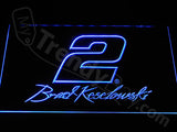 FREE Brad Keselowski 2 LED Sign - Blue - TheLedHeroes