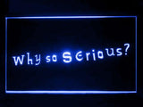 The Joker Why so serious LED Neon Sign Electrical - Blue - TheLedHeroes