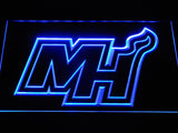 Miami Heat 2 LED Sign - Blue - TheLedHeroes
