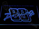 Dale Earnhardt Jr. LED Neon Sign USB - Blue - TheLedHeroes
