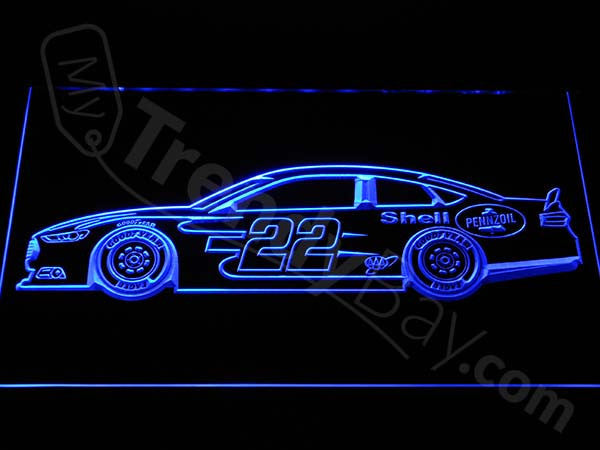 Joey Logano LED Sign - Blue - TheLedHeroes