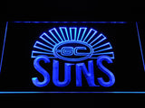 Gold Coast Football Club LED Neon Sign USB - Blue - TheLedHeroes