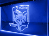 Metal Gear Solid Wolf LED Neon Sign Electrical - Blue - TheLedHeroes