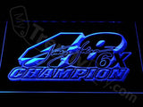 Jimmie Johnson LED Neon Sign USB - Blue - TheLedHeroes