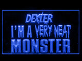 FREE Dexter Morgan Neat Monster LED Sign - Blue - TheLedHeroes