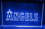 Los Angeles Angels LED Neon Sign USB - Blue - TheLedHeroes