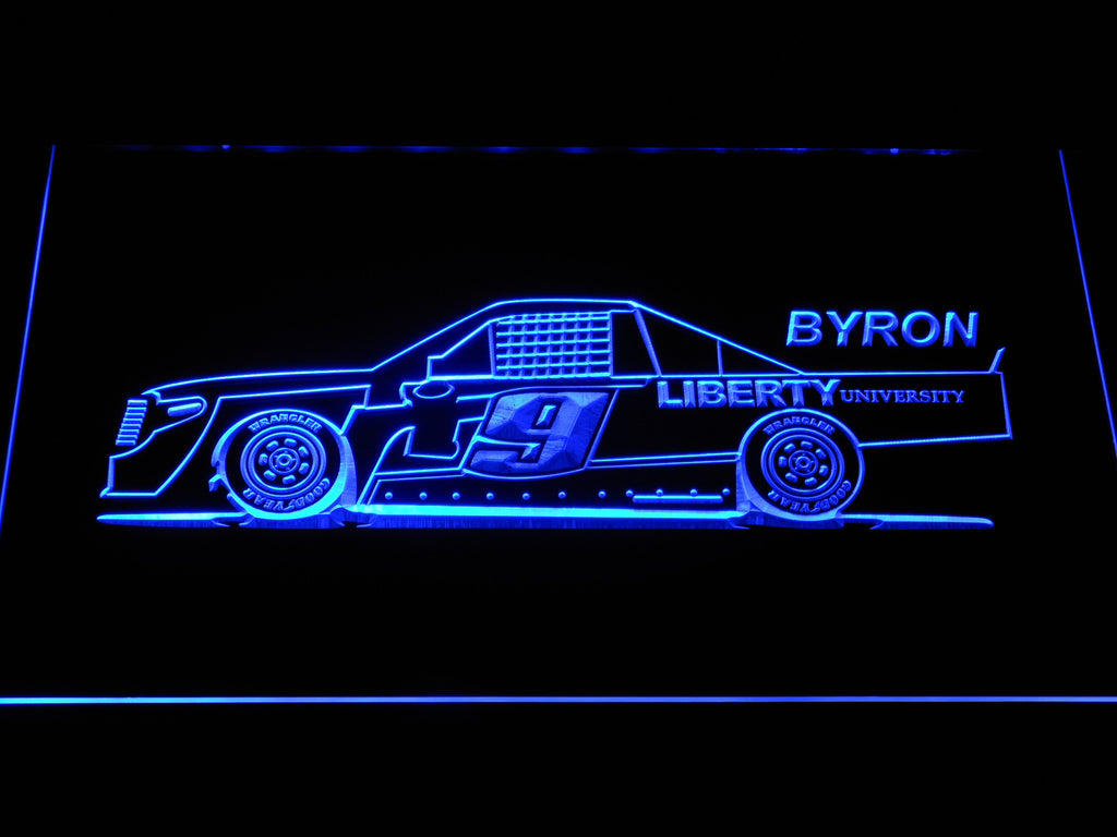 William Byron 2 LED Sign - Blue - TheLedHeroes