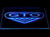 Pontiac GTO LED Neon Sign Electrical - Blue - TheLedHeroes