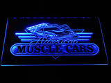 American Muscle Cars LED Sign - Blue - TheLedHeroes