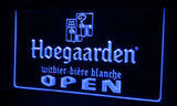 Hoegaarden Open LED Neon Sign Electrical - Blue - TheLedHeroes