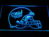 Grand Rapids Rampage Helmet LED Neon Sign USB - Blue - TheLedHeroes