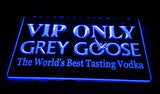 FREE Grey Goose VIP Only LED Sign - Blue - TheLedHeroes