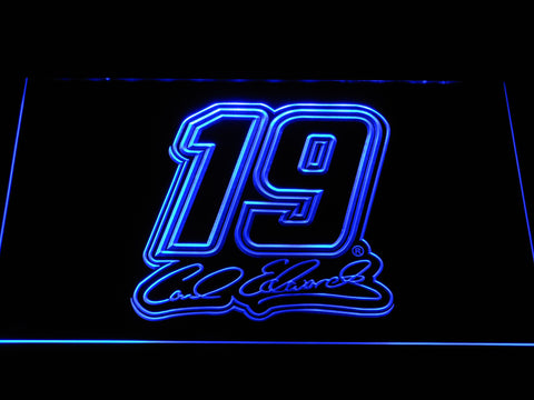 Carl Edwards LED Sign - Blue - TheLedHeroes