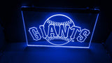 San Francisco Giants LED Neon Sign USB - Blue - TheLedHeroes