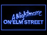 FREE A Nightmare On Elm Street (2) LED Sign - Blue - TheLedHeroes