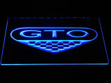 FREE Pontiac GTO LED Sign - Blue - TheLedHeroes