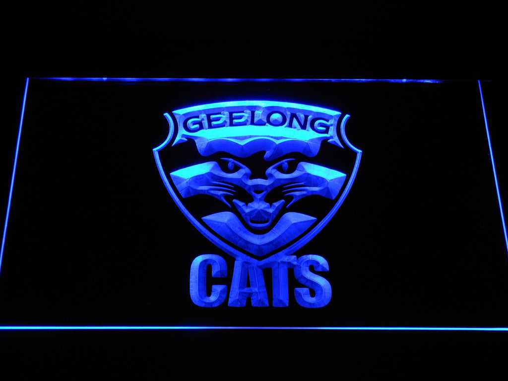 FREE Geelong Football Club LED Sign - Blue - TheLedHeroes