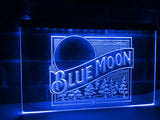 Blue Moon (2) LED Neon Sign Electrical - Blue - TheLedHeroes