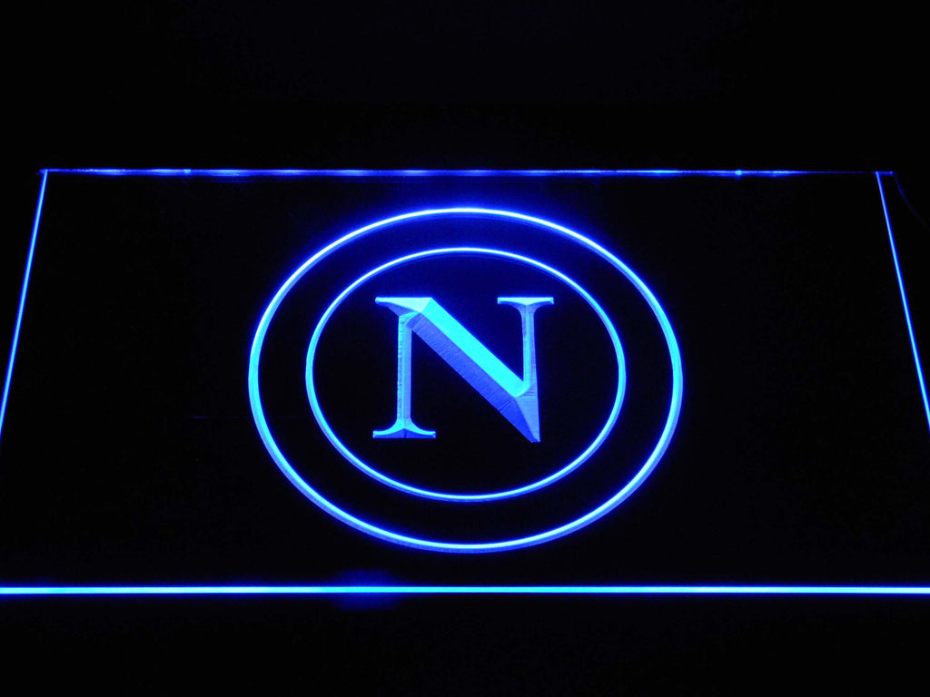 S.S.C. Napoli LED Sign - Blue - TheLedHeroes