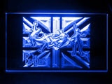 The Beatles England Jump LED Neon Sign Electrical - Blue - TheLedHeroes