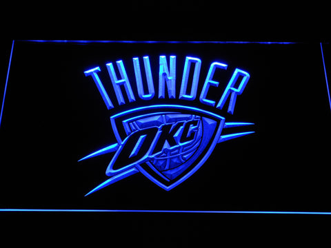 Oklahoma City Thunder LED Sign - Blue - TheLedHeroes
