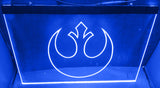 FREE Star Wars Rebel Alliance LED Sign - Blue - TheLedHeroes