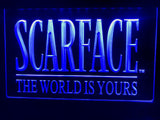 FREE Scarface The World is Yours LED Sign - Blue - TheLedHeroes
