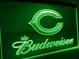 Chicago Bears Budweiser LED Neon Sign Electrical - Green - TheLedHeroes