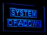 System Of A Down 2 LED Sign - Blue - TheLedHeroes