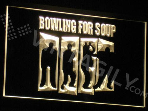 Bowling for Soup LED Neon Sign Electrical - Yellow - TheLedHeroes