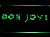 Bon Jovi Logo Band LED Sign - Green - TheLedHeroes