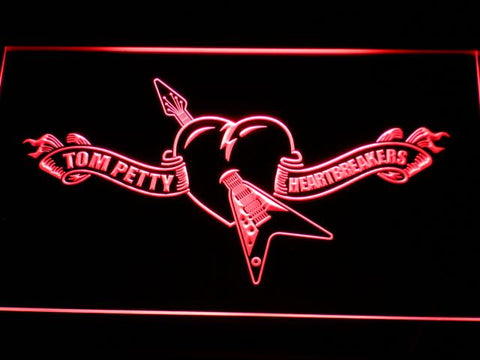 Tom Petty & Heartbreakers LED Neon Sign Electrical - Red - TheLedHeroes