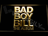 Bad Boy Bill LED Neon Sign USB - Yellow - TheLedHeroes