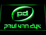 Paul Van Dyk LED Sign - Green - TheLedHeroes